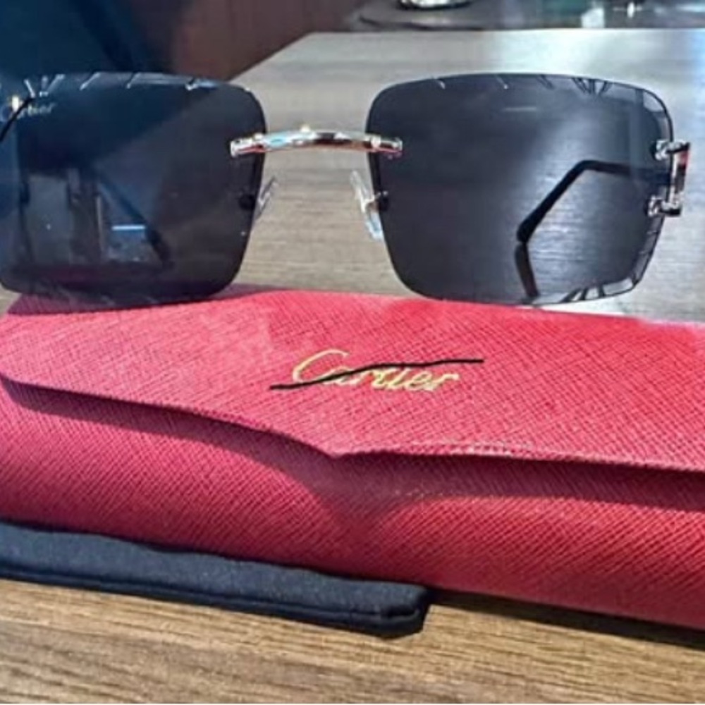 Cartier  Black Sunglasses